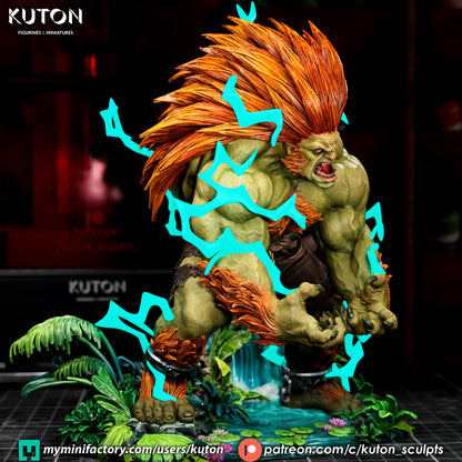 Blanka Statue 3D-Printed Kit