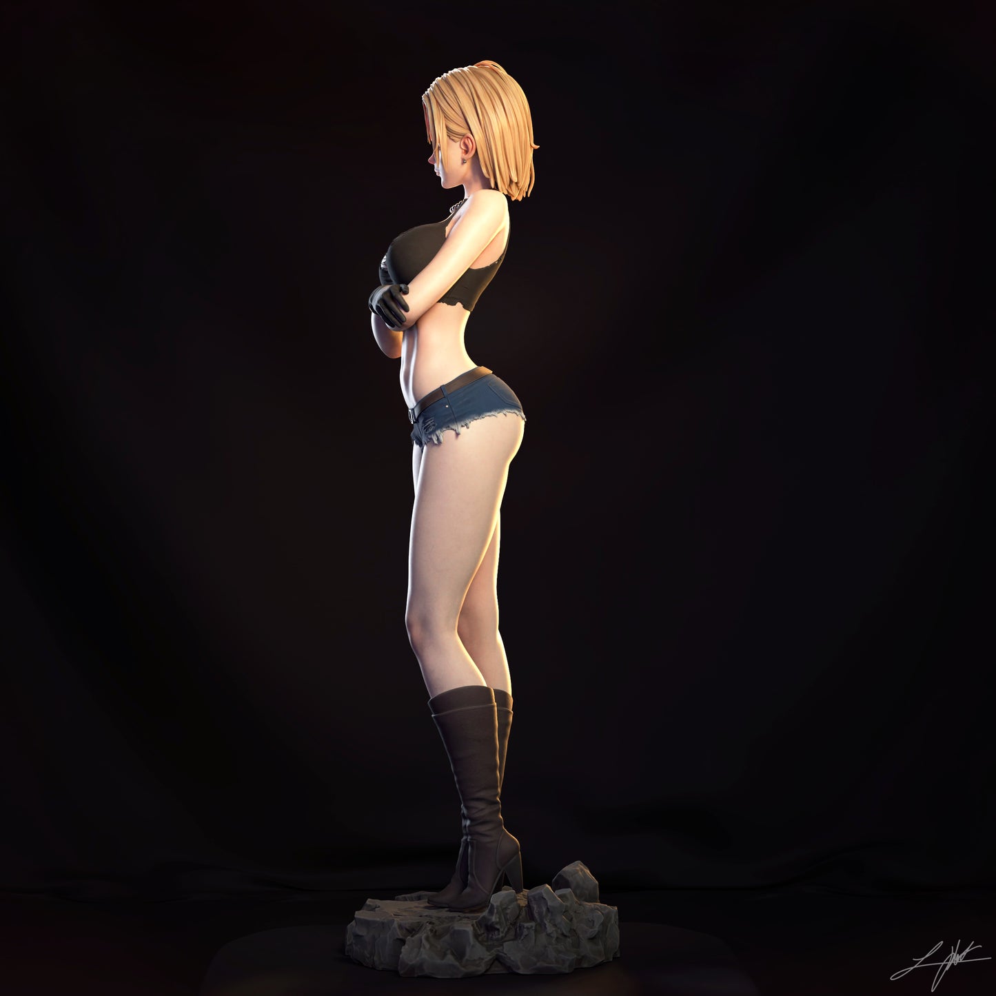 Android 18 Statue