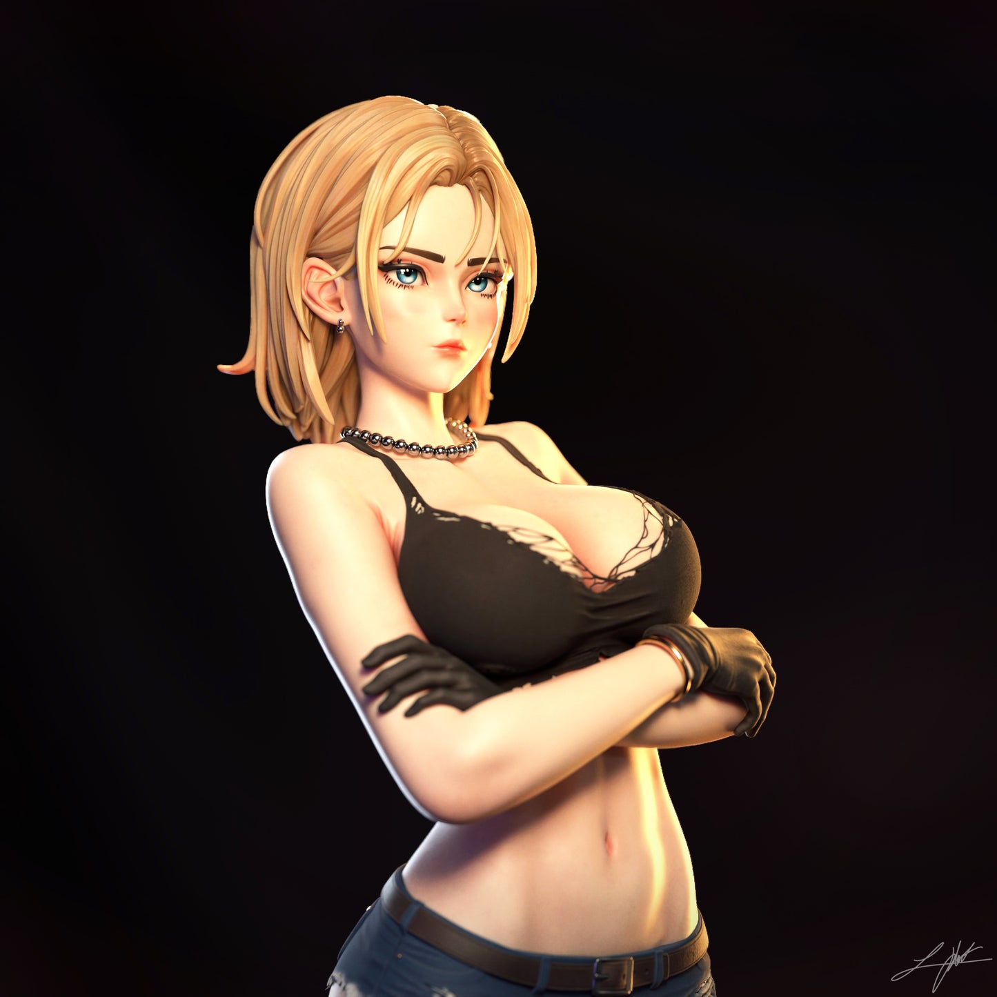 Android 18 Statue