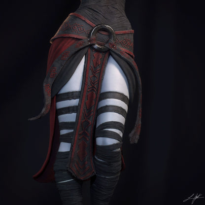 Asajj Ventress Statue 3D-Printed Kit