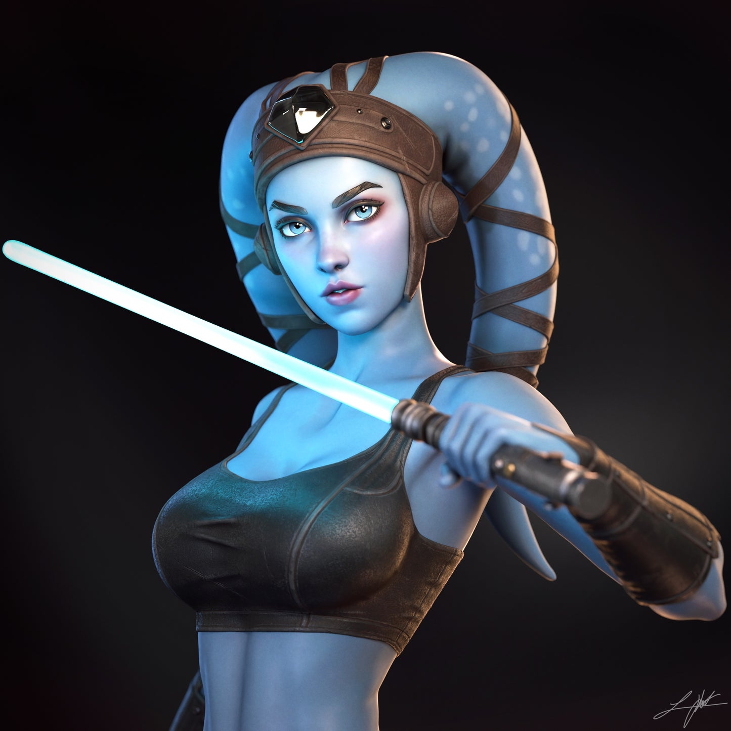 Aalya Secura Statue