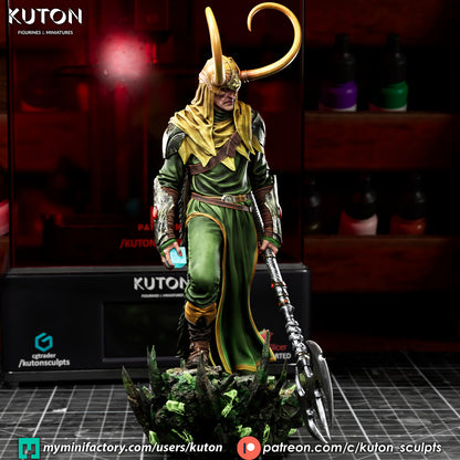 Loki Statue 3D-Printed Kit