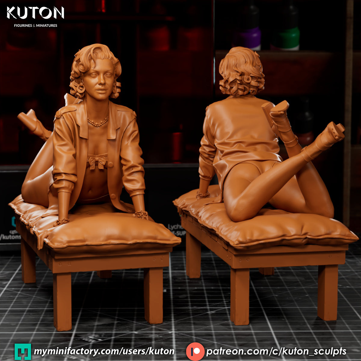 Marylin Monroe Statue 3D-Printed Kit
