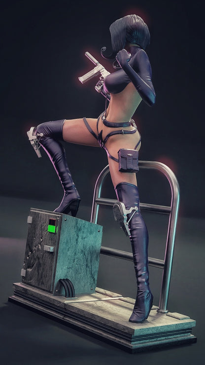 Aeon Flux Statue 3D-Printed Kit