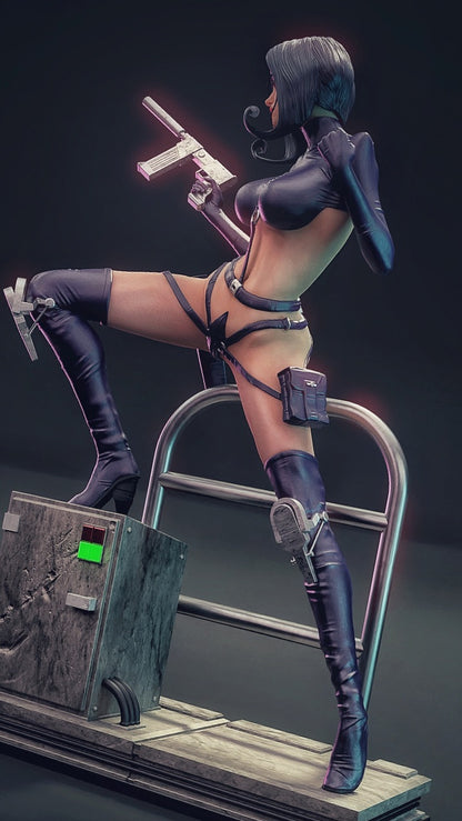 Aeon Flux Statue 3D-Printed Kit