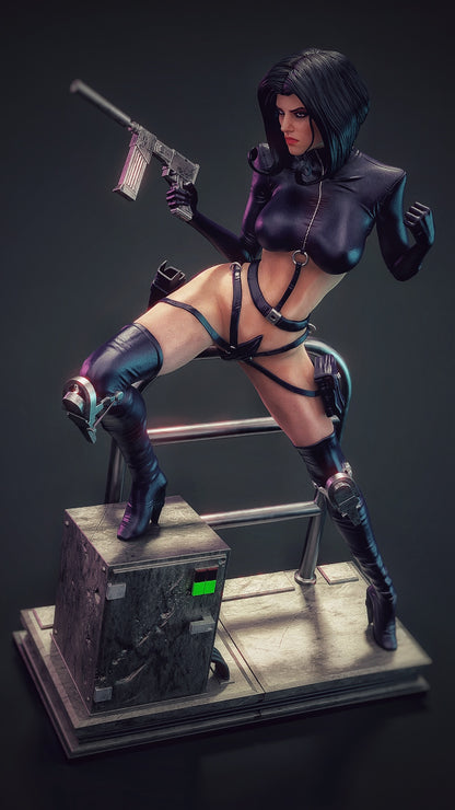 Aeon Flux Statue 3D-Printed Kit