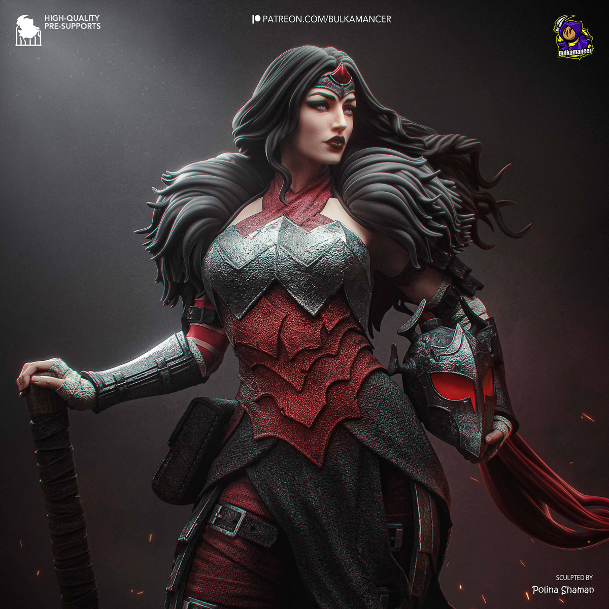 Absolute Wonder Woman Statue 3D-Printed Kit
