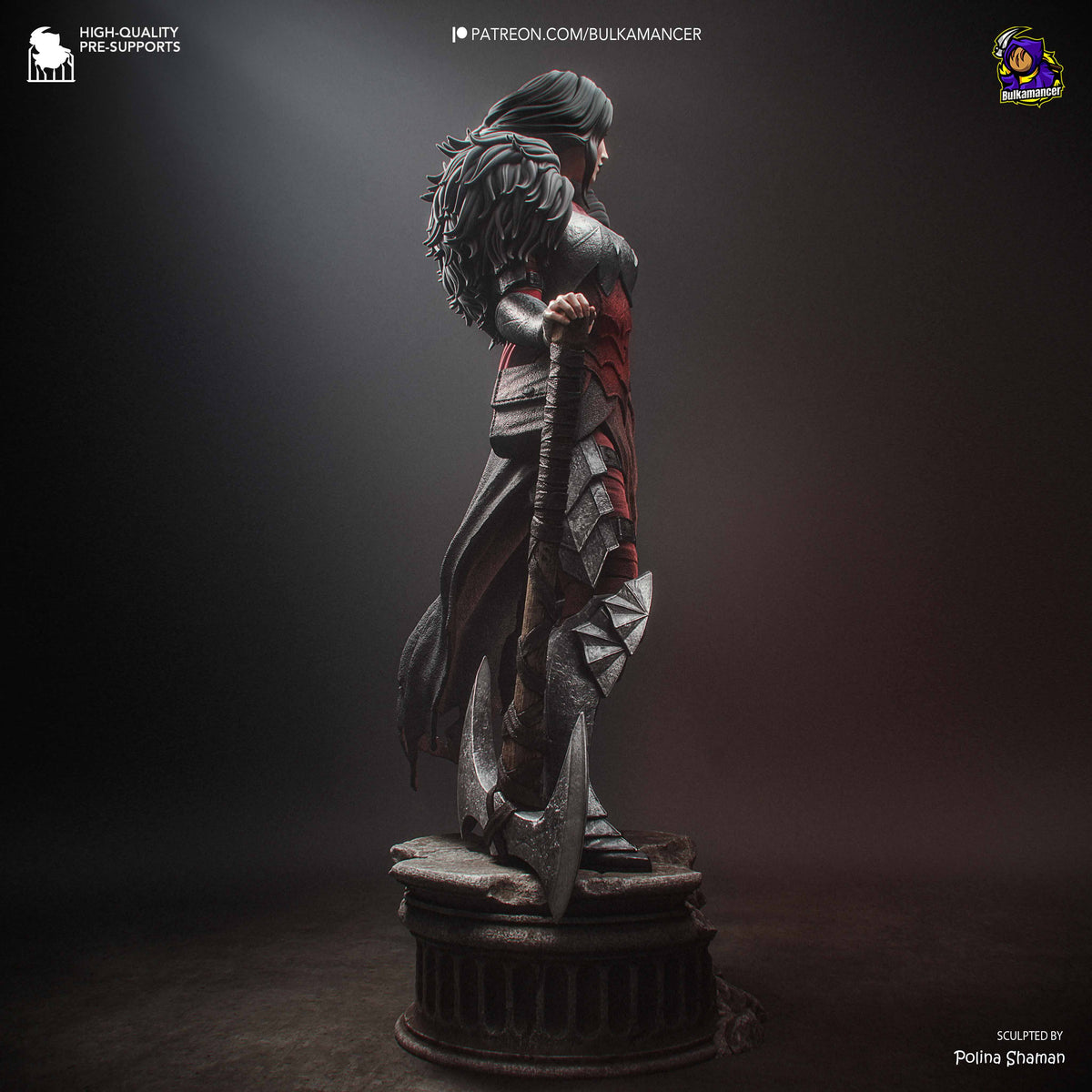 Absolute Wonder Woman Statue 3D-Printed Kit