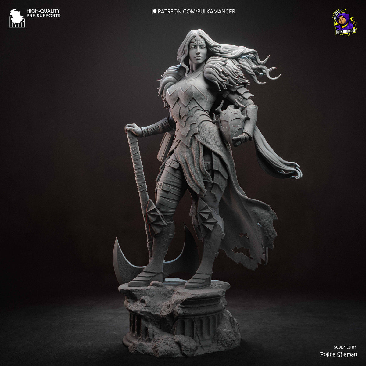 Absolute Wonder Woman Statue 3D-Printed Kit