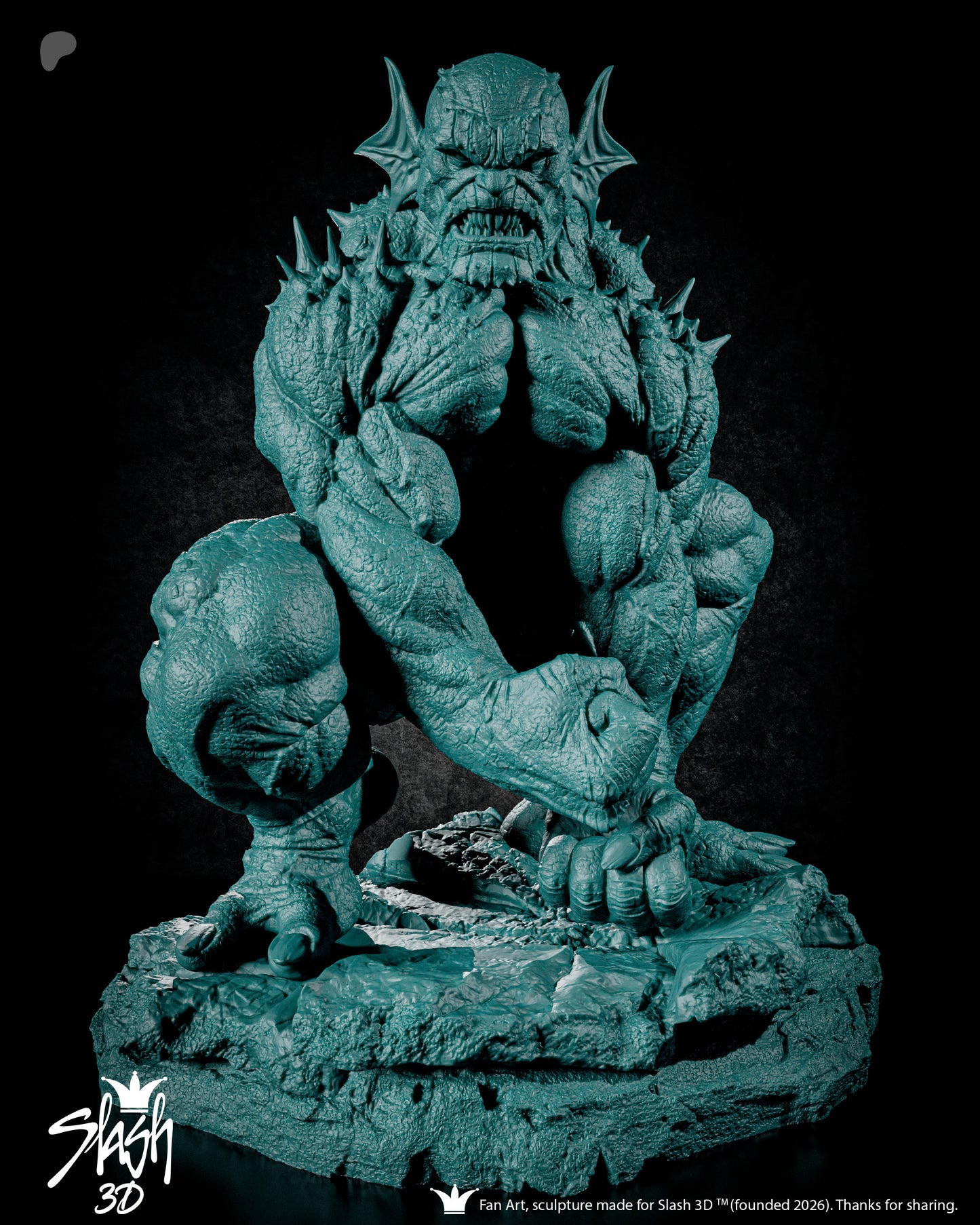 Abomination Statue 3D-Printed Kit
