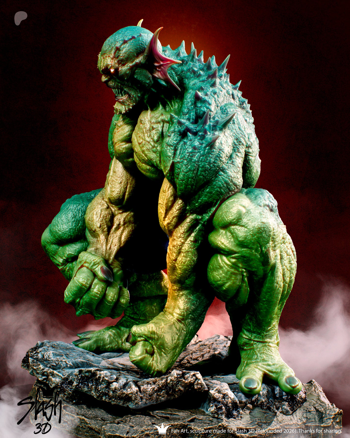 Abomination Statue 3D-Printed Kit