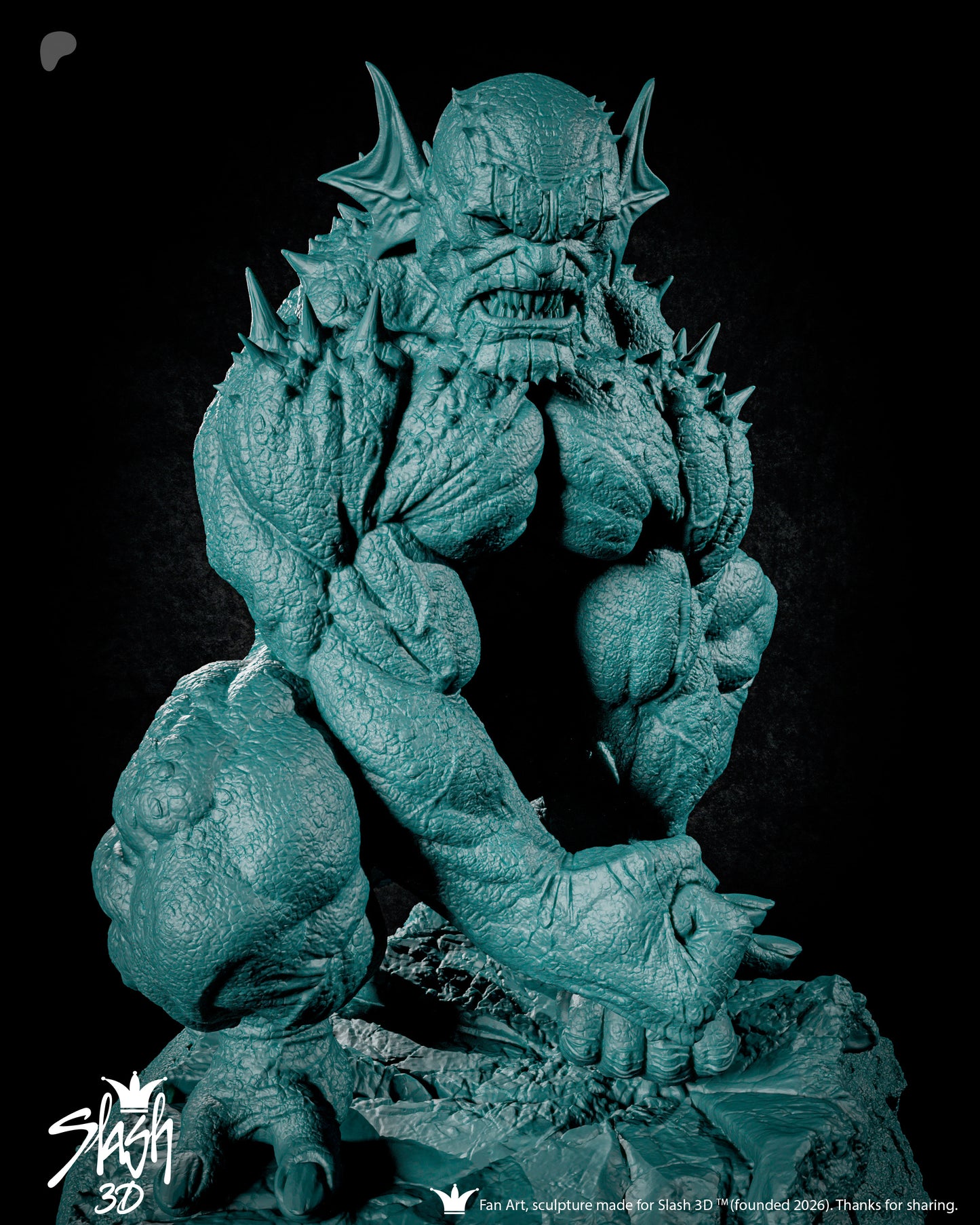 Abomination Statue 3D-Printed Kit
