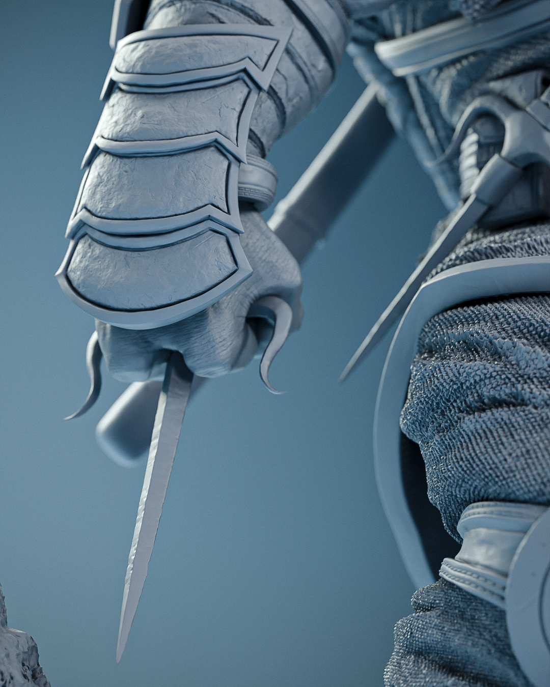 Last Ronin Statue 3D-Printed Kit