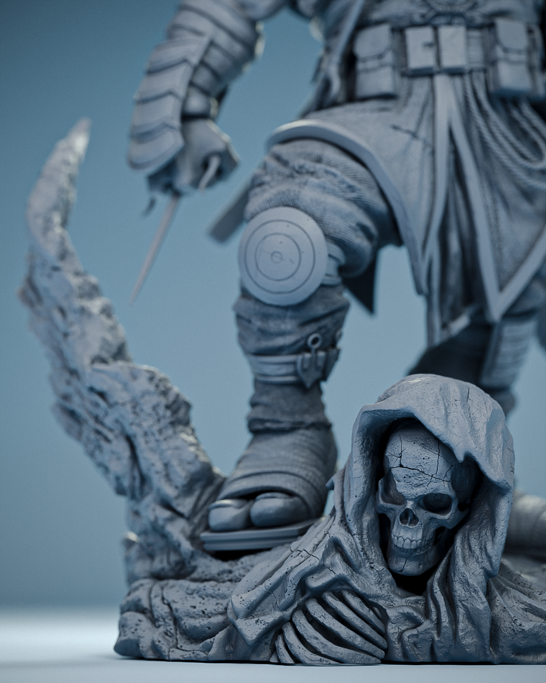 Last Ronin Statue 3D-Printed Kit