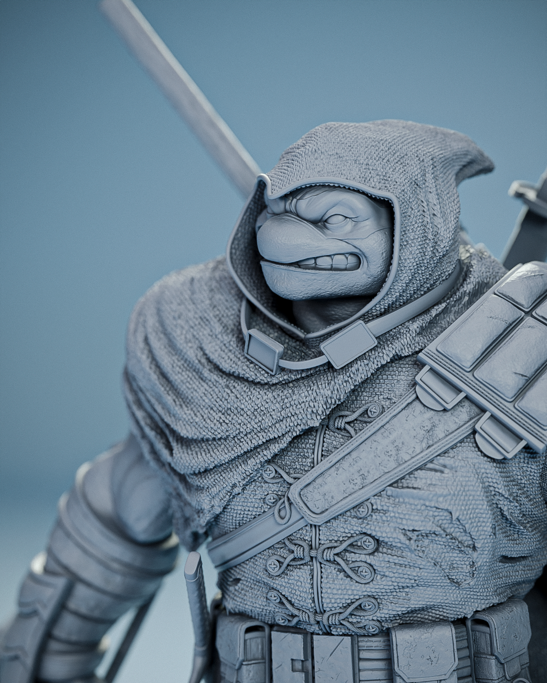 Last Ronin Statue 3D-Printed Kit