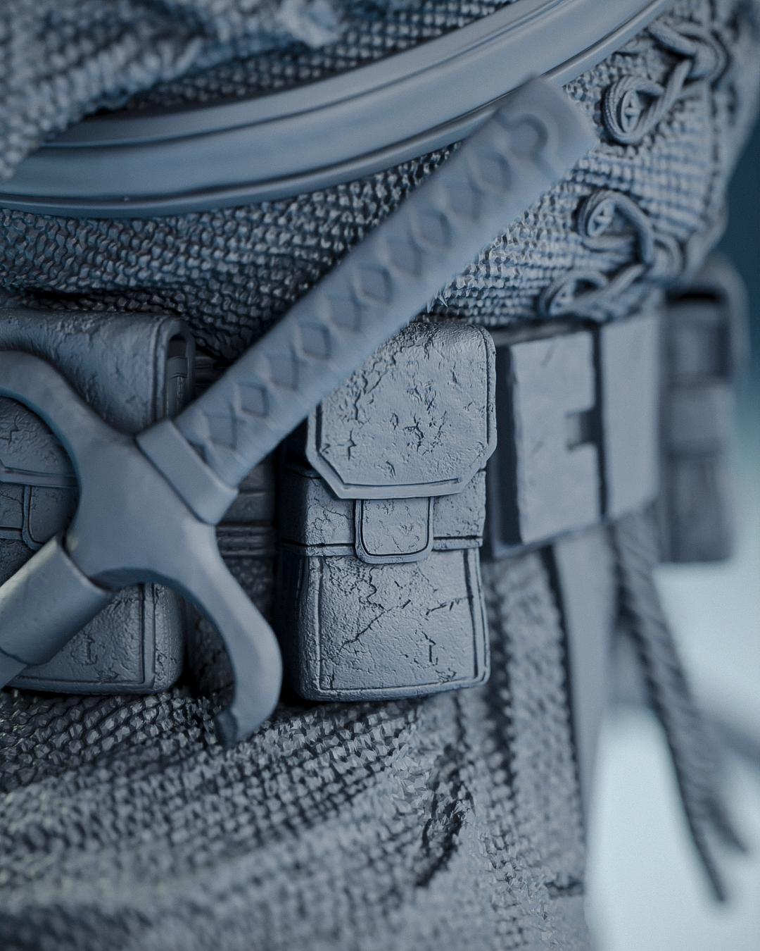 Last Ronin Statue 3D-Printed Kit