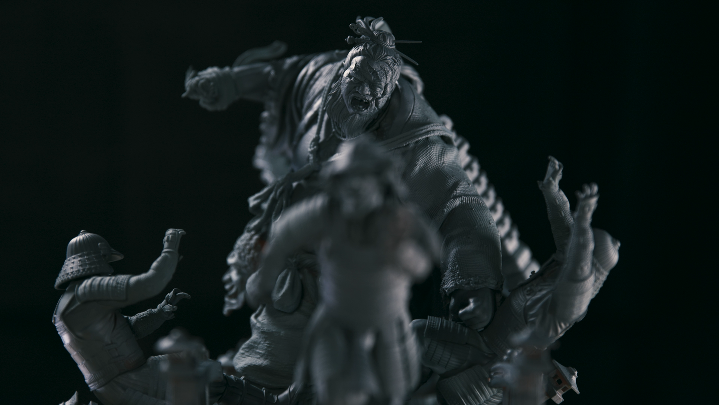 Akudoku - The Juggernaut Of Mount Osore Diorama