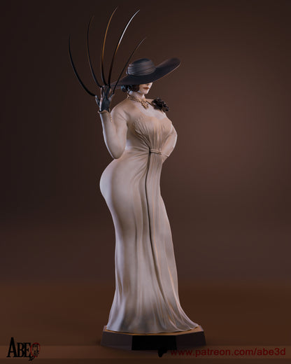 Lady Dimitrescu Statue 3D-Printed Kit