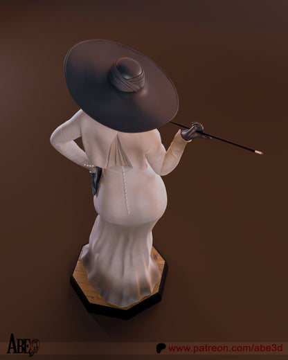 Lady Dimitrescu Statue 3D-Printed Kit