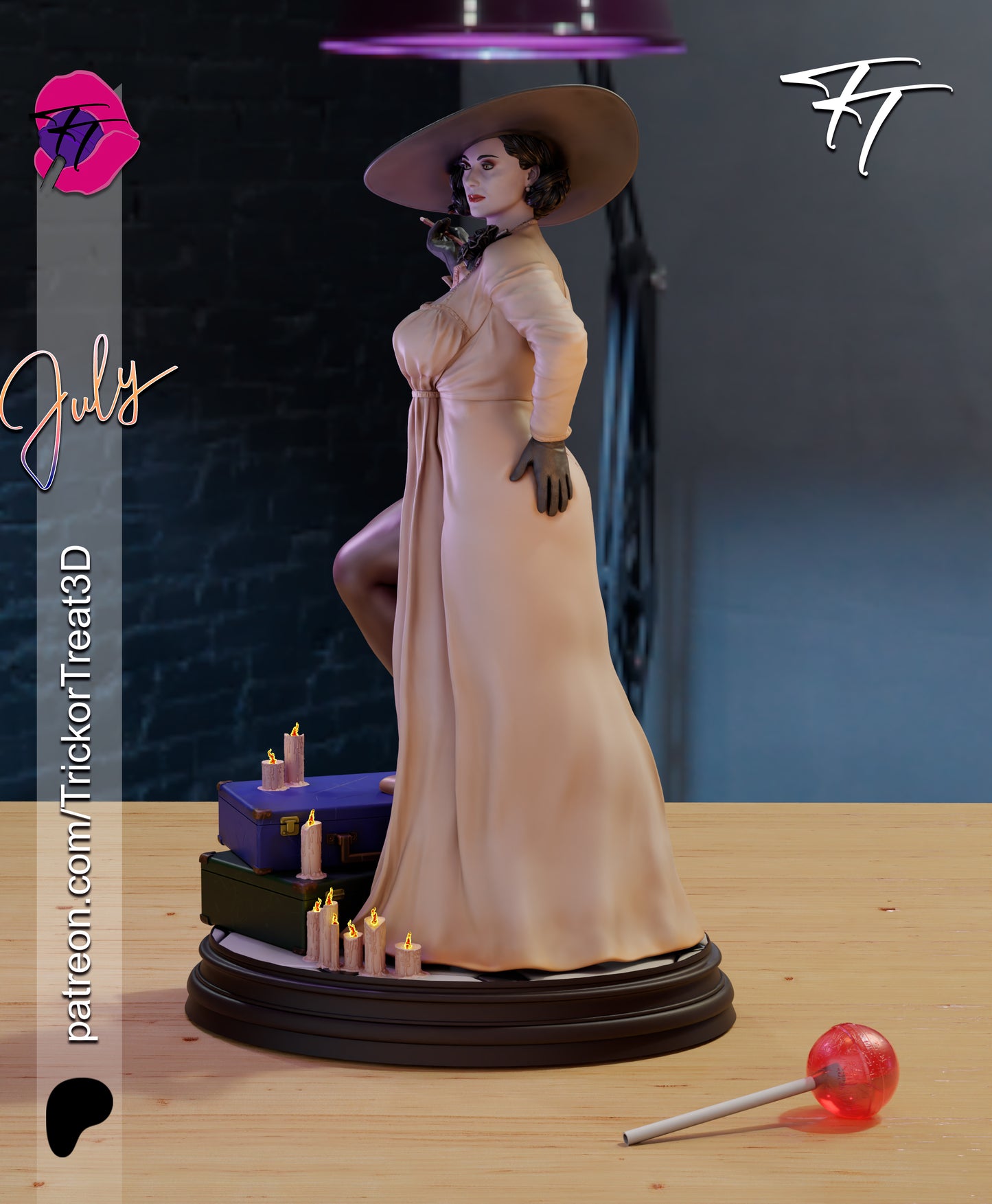 Alcina Dimitrescu Statue