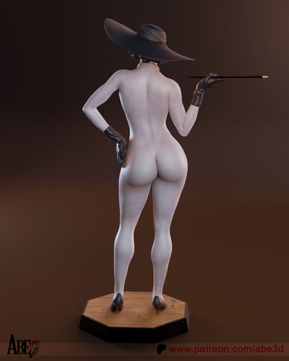 Lady Dimitrescu Statue 3D-Printed Kit
