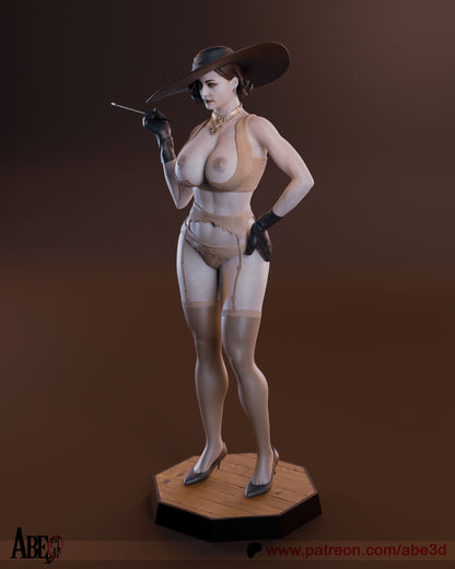 Lady Dimitrescu Statue 3D-Printed Kit