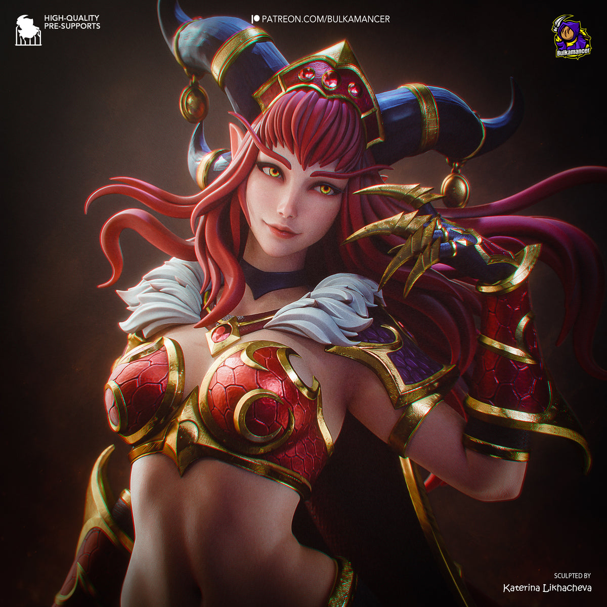 Alextrasza Statue 3D-Printed Kit