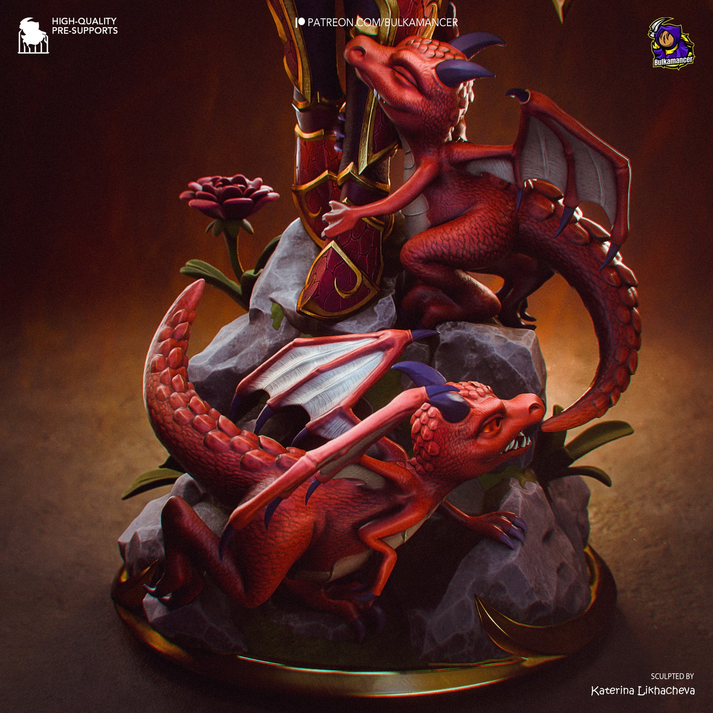 Alextrasza Statue 3D-Printed Kit