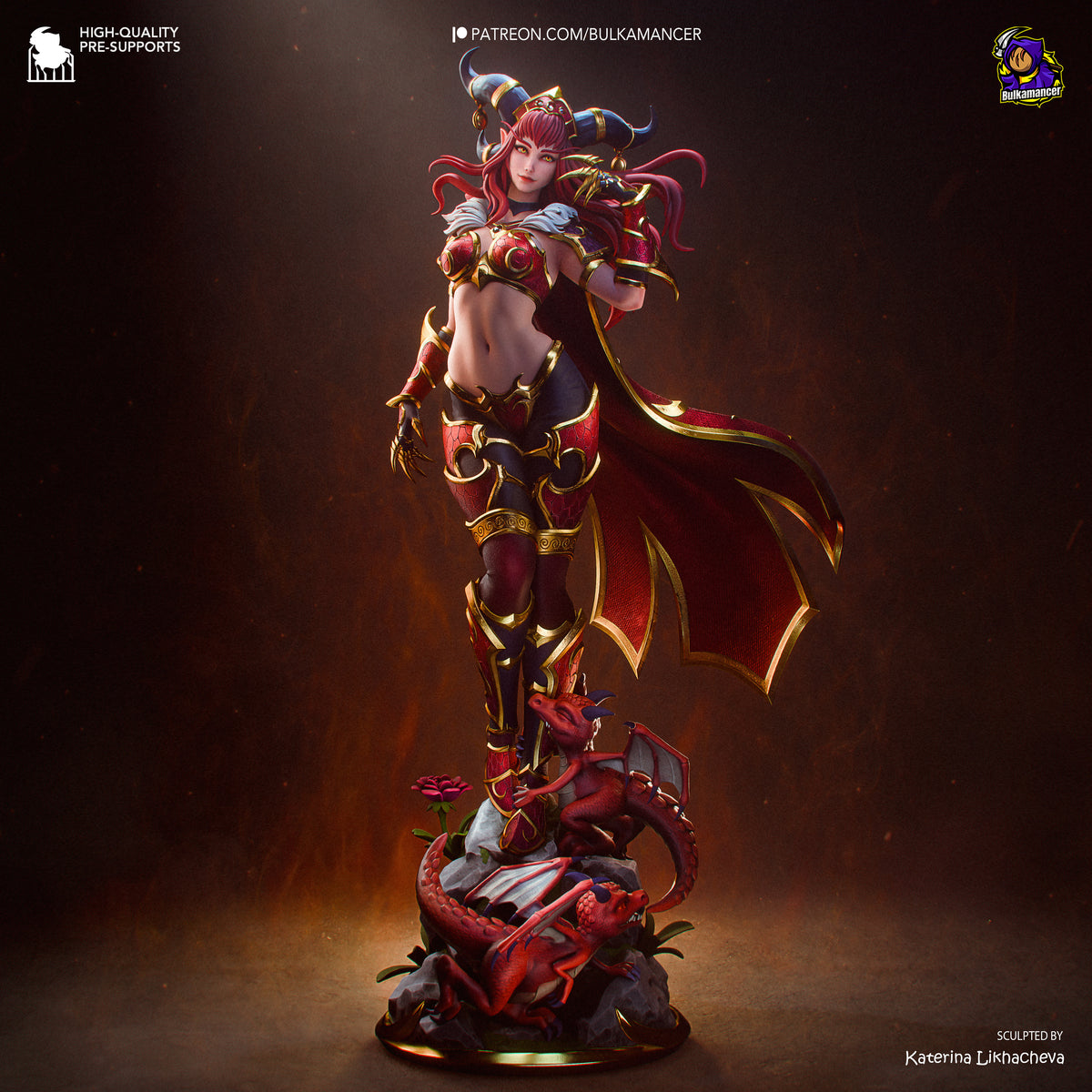 Alextrasza Statue 3D-Printed Kit