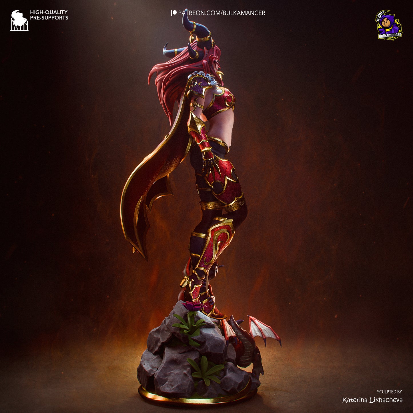 Alextrasza Statue 3D-Printed Kit