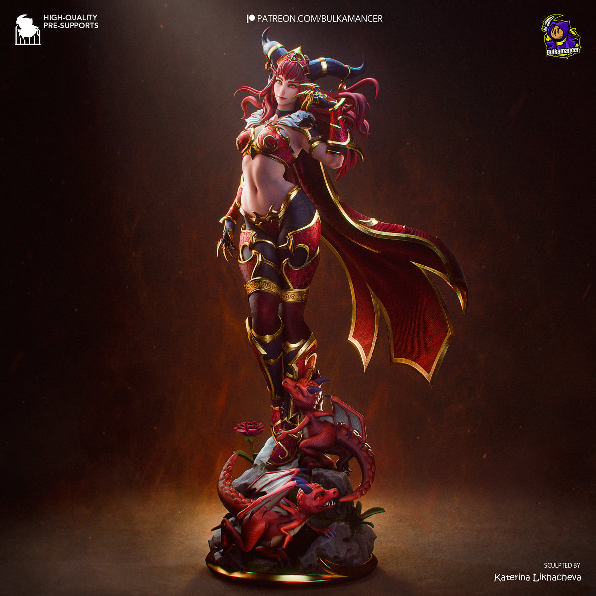 Alextrasza Statue 3D-Printed Kit