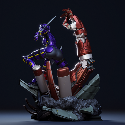 Alita Statue