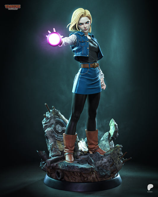 Android 18 Statue 3D-Printed Kit