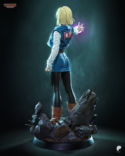 Android 18 Statue 3D-Printed Kit