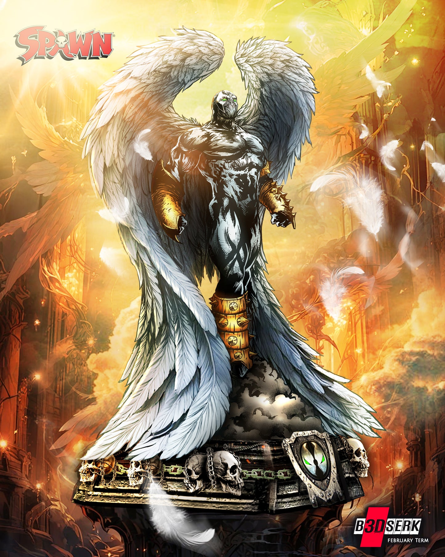 Angel Spawn Statue