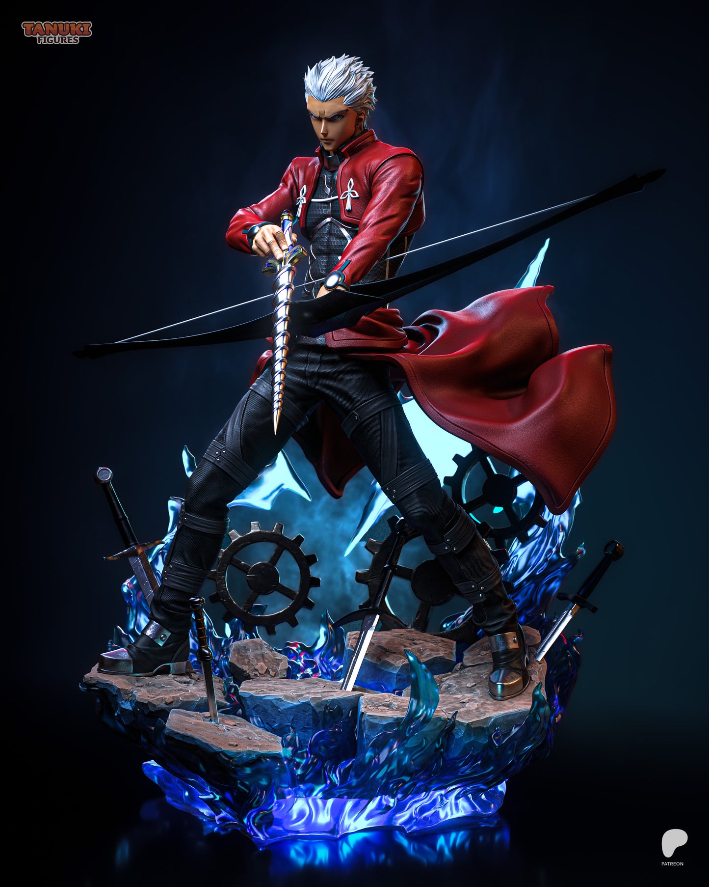 Archer Fate Stay Night Statue 3D-Printed Kit