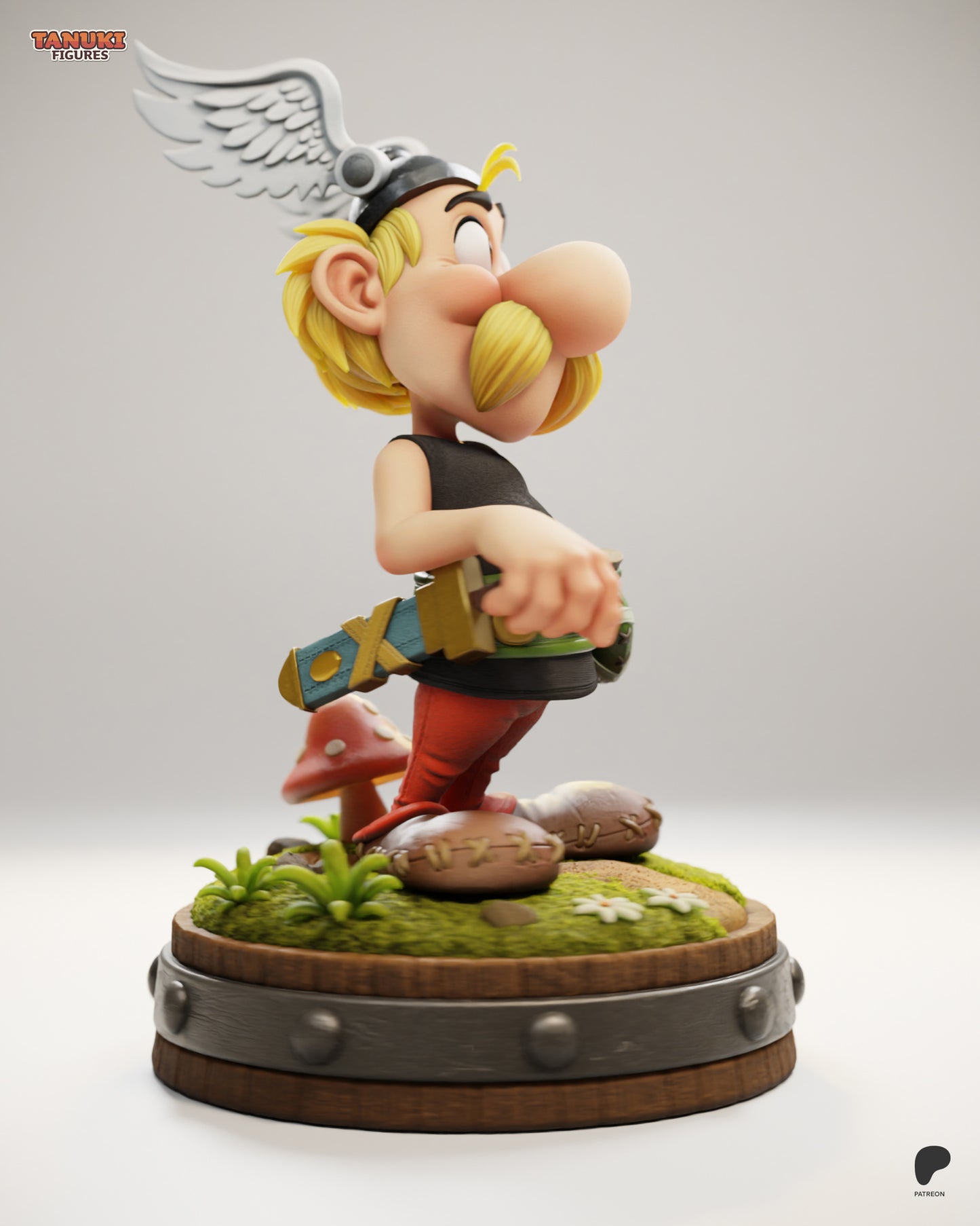 Asterix (Toon) Statue 3D-Printed Kit