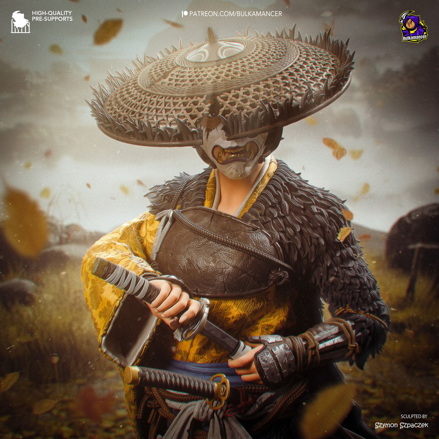 Atsu (Ghost Of Yotei) Statue