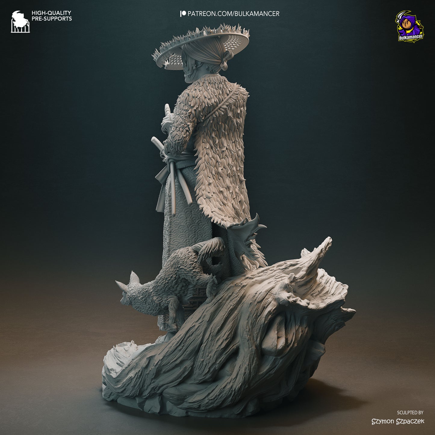 Atsu (Ghost Of Yotei) Statue