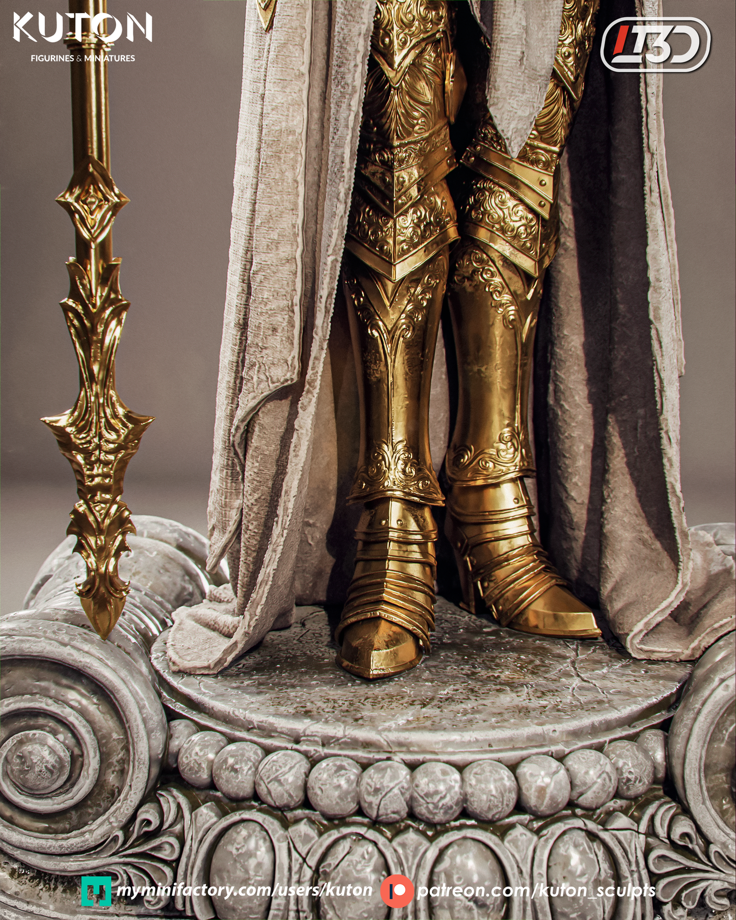 Aurelia Statue 3D-Printed Kit