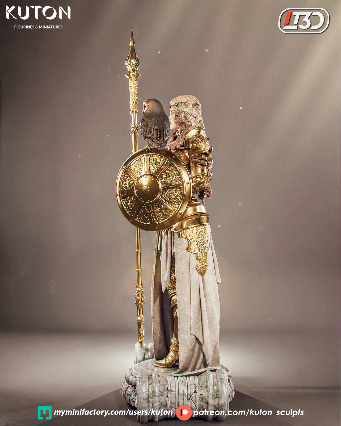 Aurelia Statue 3D-Printed Kit