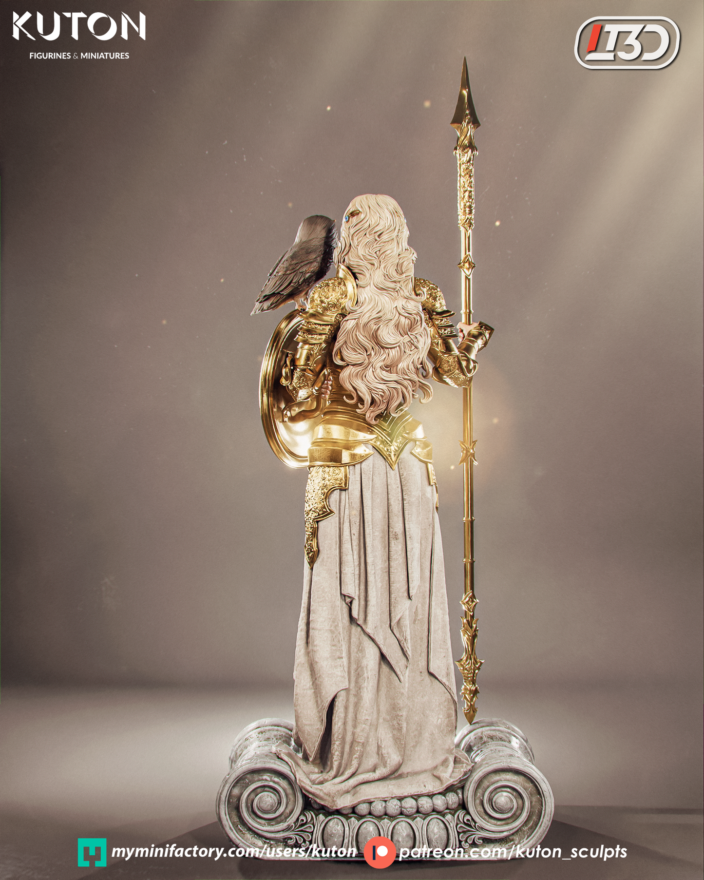 Aurelia Statue 3D-Printed Kit