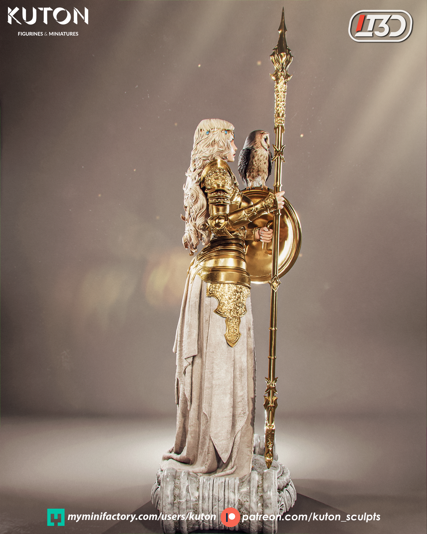 Aurelia Statue 3D-Printed Kit