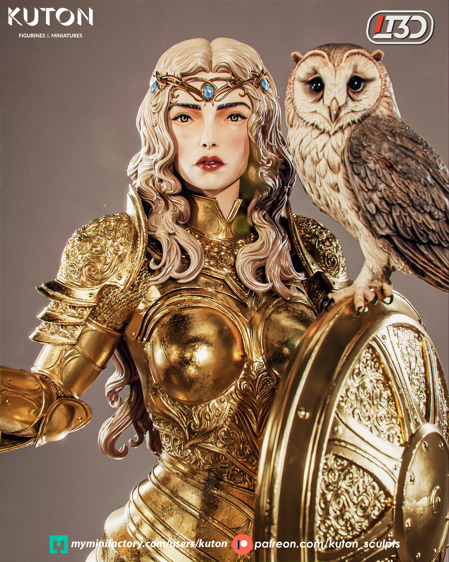 Aurelia Statue 3D-Printed Kit