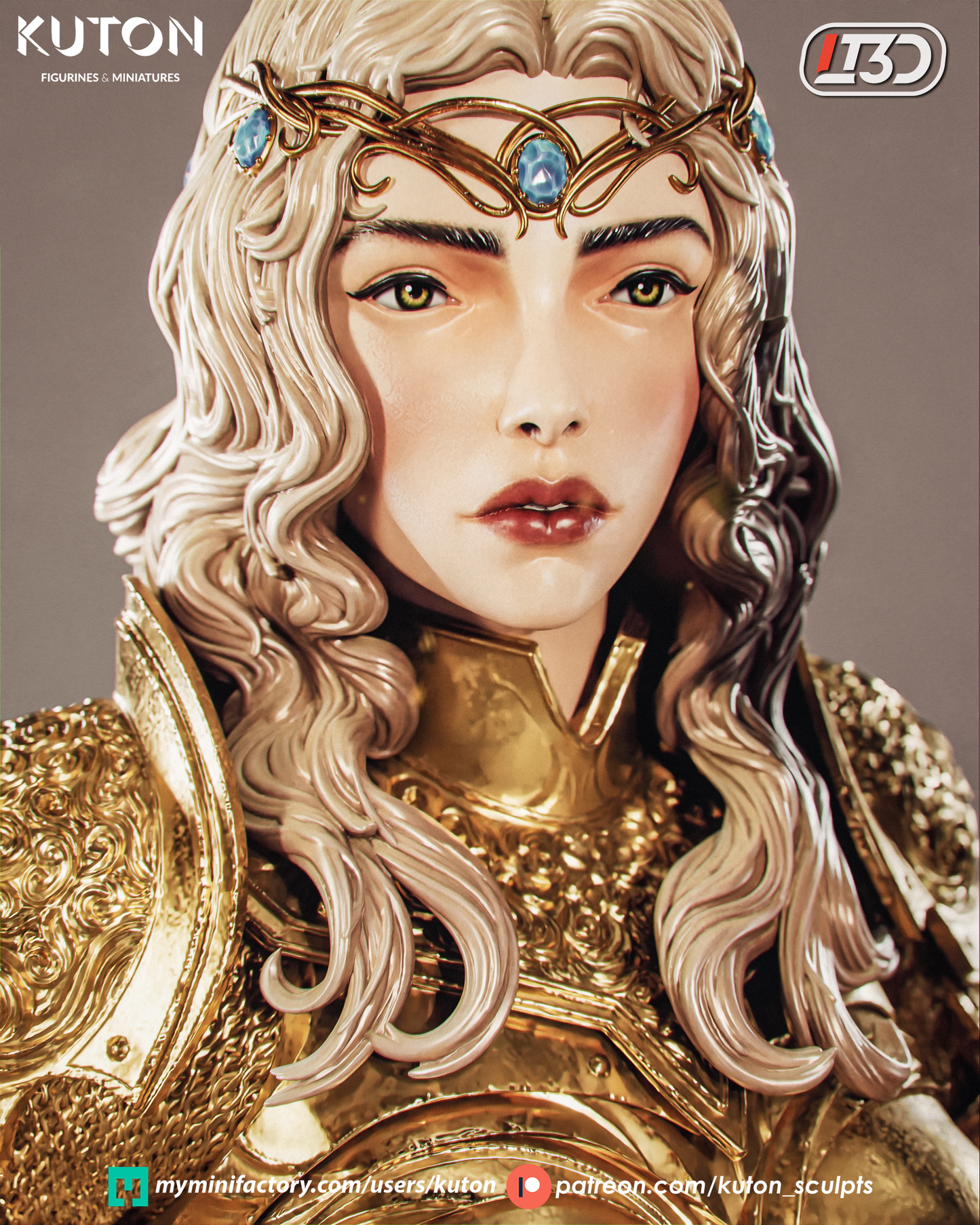 Aurelia Statue 3D-Printed Kit