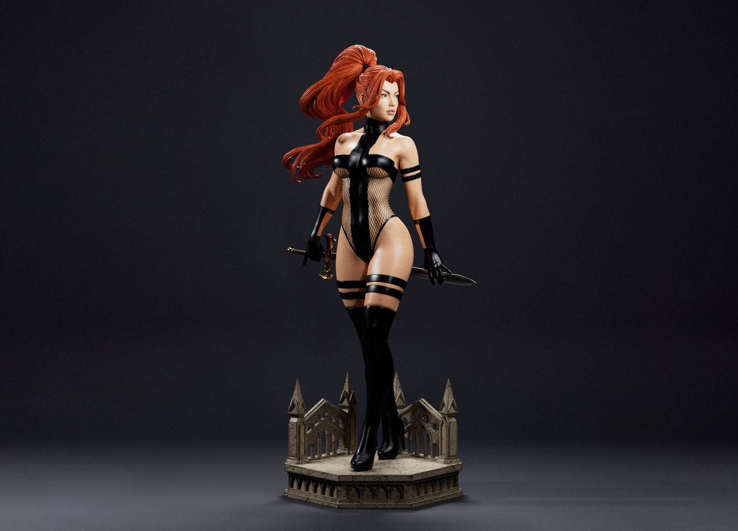 Avengelyne Statue 3D-Printed Kit