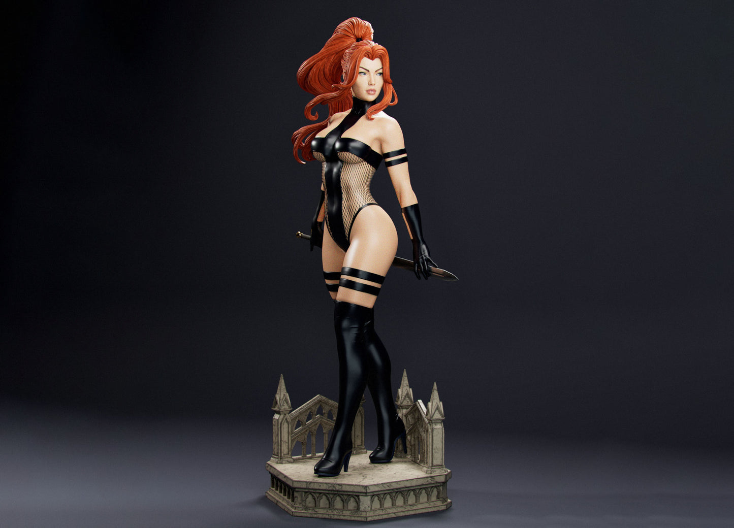 Avengelyne Statue 3D-Printed Kit