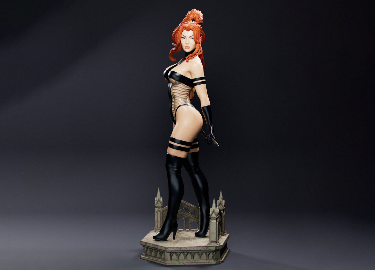 Avengelyne Statue 3D-Printed Kit