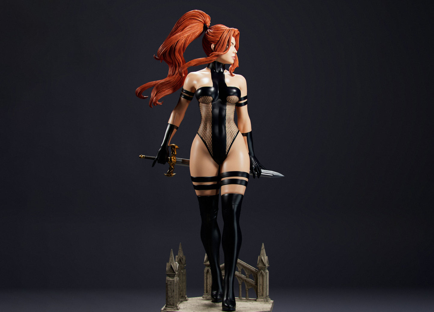 Avengelyne Statue 3D-Printed Kit