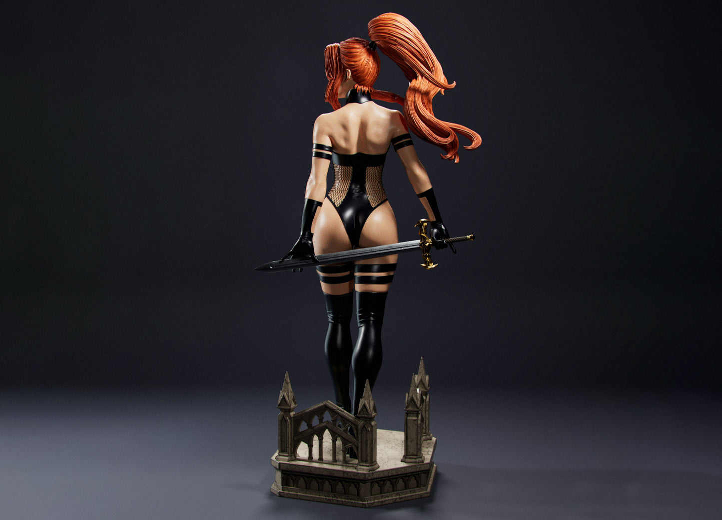 Avengelyne Statue 3D-Printed Kit